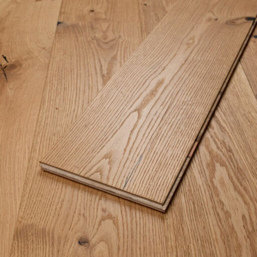 Tradition Oak Engineered Flooring, Classic, Brushed, Oiled, 190x14x1900mm Image 3