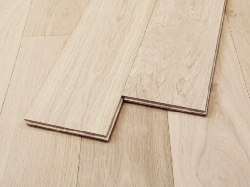 Tradition Unfinished Oak Engineered Flooring, Prime, 220x20x2200mm Image 1