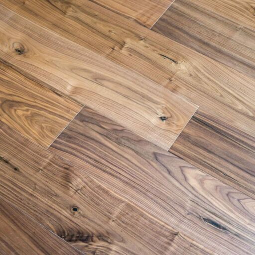 V4 Deco Plank, Black Walnut Engineered Flooring, Rustic, UV Oiled, 190x14x1900mm Image 4