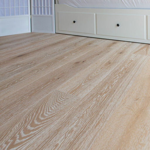 V4 Deco Plank, Nordic Beach Engineered Oak Flooring, Rustic, Stained, Brushed & Hardwax Oiled, 190x14x1900mm Image 3