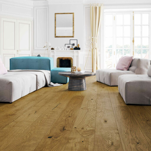 V4 Driftwood, Embered Oak Engineered Flooring, Rustic, Stained, Brushed & Matt Lacquered, 207x14x2200mm Image 2