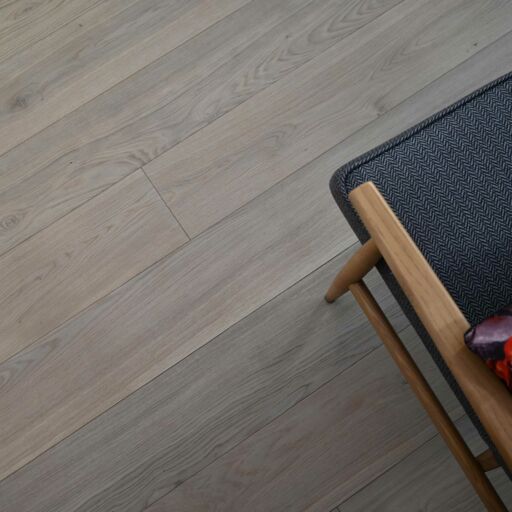 V4 Tundra Plank, Seashell Engineered Oak Flooring, Rustic, Brushed & UV Oiled, 190x14mm Image 3