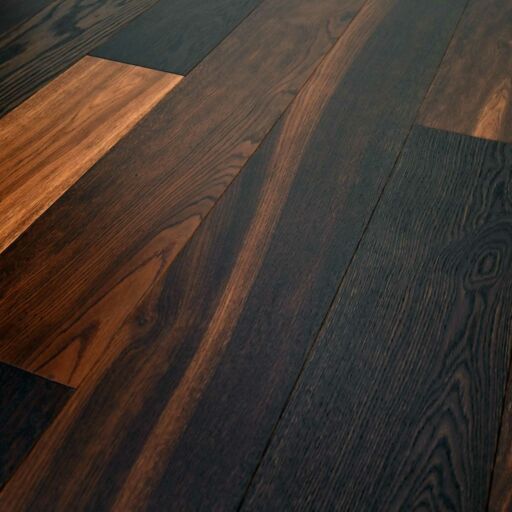 V4 Tundra Plank, Smoked Oak Engineered Flooring, Rustic, Brushed & UV Oiled, 190x14mm Image 3