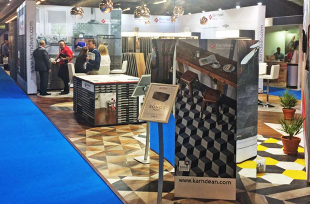 Flooring show presented tiles