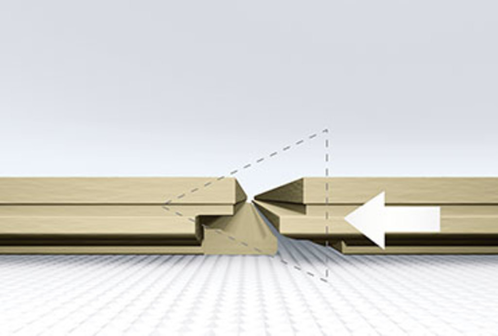 Quickstep horizontal insertion installation method