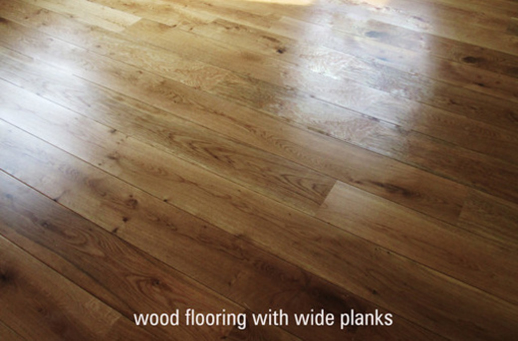 Wood flooring wide planks
