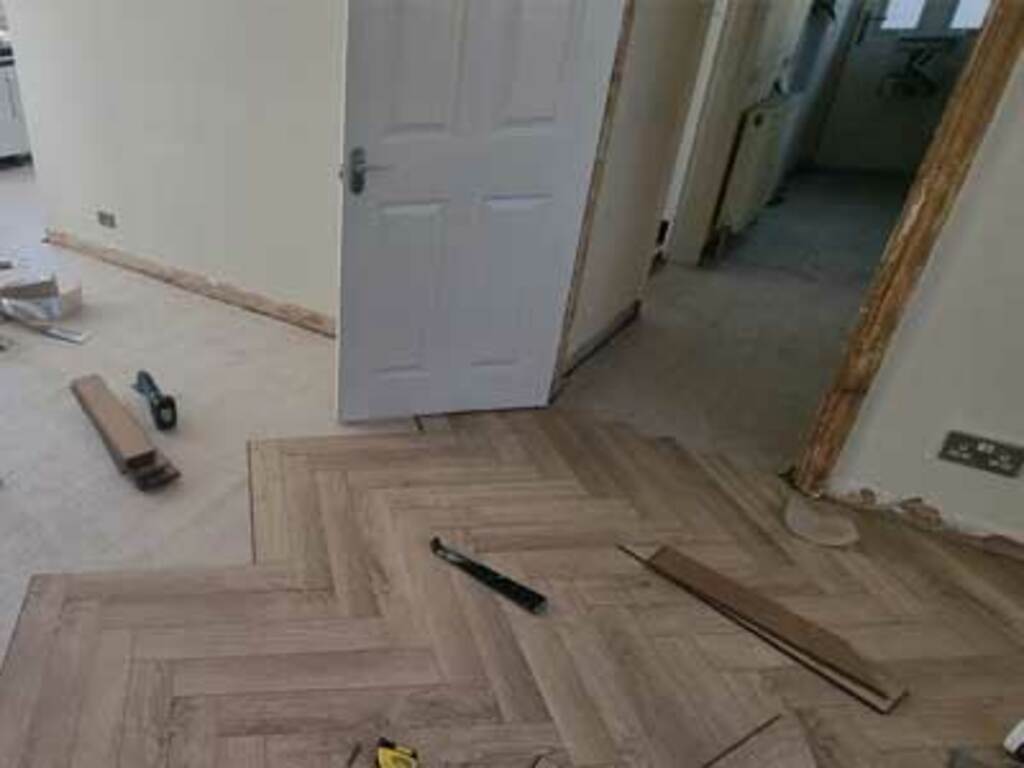 Herringbone Laminate Flooring for Classic Charm Flooring Centre
