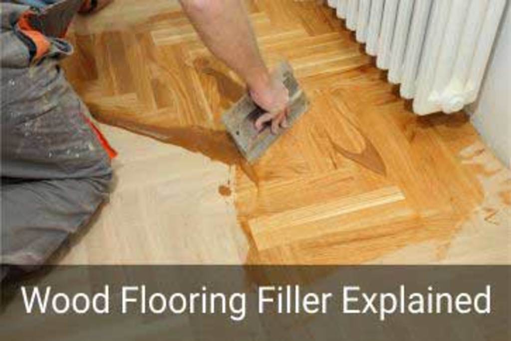 How to use wood floor fillers