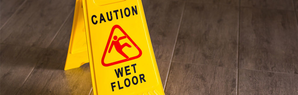 Wet Flooring Cleaning Sign