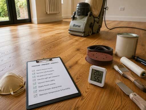 How to Avoid Floor Sanding and Finishing Problems