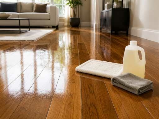 How to Keep Your Hardwood Flooring Shiny