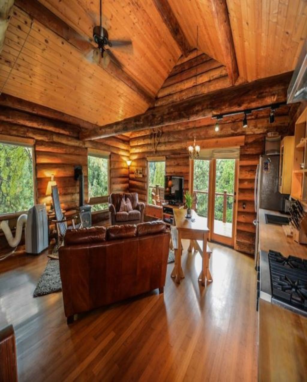 Wooden flooring farmhouse