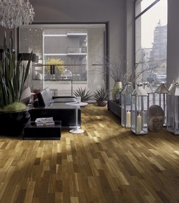 Kahrs Smoked Oak Engineered Wood Flooring, Lacquered, 200x15x2423 mm