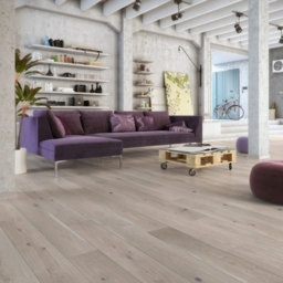 V4 Fjordic Shore Engineered Oak Flooring, Rustic, Brushed Natural Stained & Matt, UV Lacquered, 180x14x2200 mm