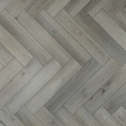 Tradition BML Pearl Grey Herringbone SPC Rigid Vinyl Flooring, 126x6x630mm