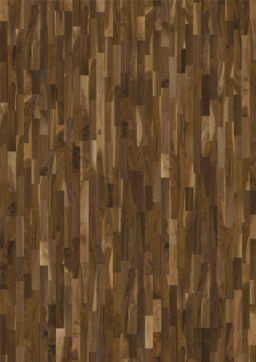Kahrs Hartford Walnut Engineered 3-Strip Wood Flooring, Lacquered, 200x15x2423mm