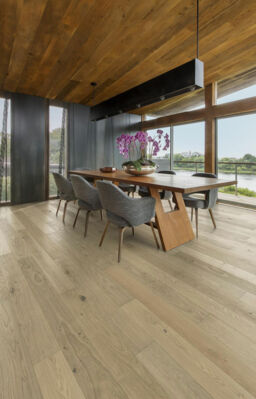 Kahrs Nouveau White Oak Engineered 1-Strip Wood Flooring, Brushed, Matt Lacquered, 187x15x2420mm