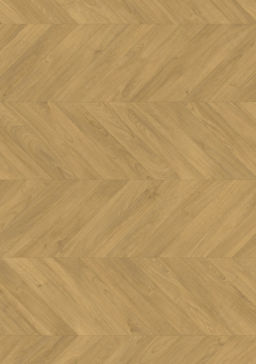 QuickStep Impressive Patterns Chevron Oak Natural Laminate Flooring, 8mm