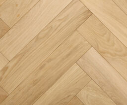 Tradition Classics Engineered Herringbone Oak Flooring, Prime, Smoked & Unfinished, 100x20x500mm
