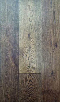 Tradition Classics Oak Engineered Flooring, Tumbled, Rustic, Dark Stained, Lacquered, 190x14x1900 mm