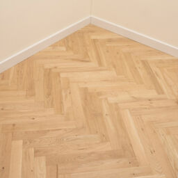 Tradition Classics Solid Oak Parquet Flooring Blocks, Unfinished, Rustic, 70x22x350mm