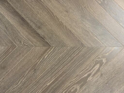 Xylo White Washed Coffee Stained Engineered Oak Flooring, Rustic, Chevron, Brushed & UV Oiled, 90x14x540mm
