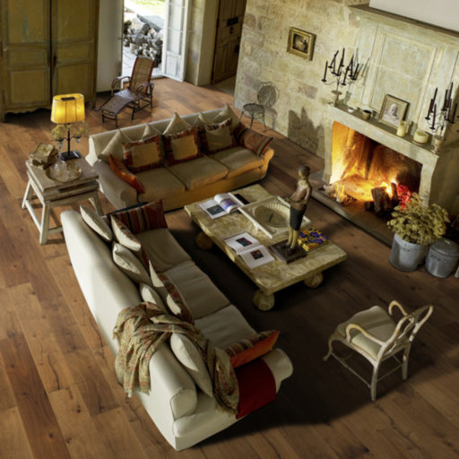 Kahrs Domani Bronzo Engineered Oak Flooring, Rustic, Light Smoked, Oiled, 190x3.5x15 mm