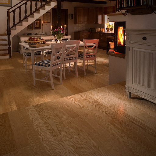 Kahrs Gothenburg Ash Engineered Wood Flooring, Lacquered, 200x15x2423 mm