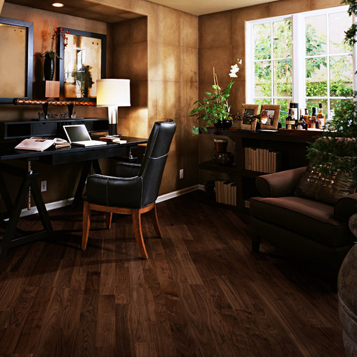 Kahrs Philadelphia Walnut Engineered 2-Strip Wood Flooring, Lacquered, 200x3.5x15 mm