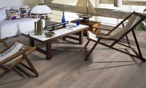 Kahrs Da Capo Dussato Oak Engineered Wood Flooring, Smoked, Brushed, Oiled, 190x3.5x15 mm