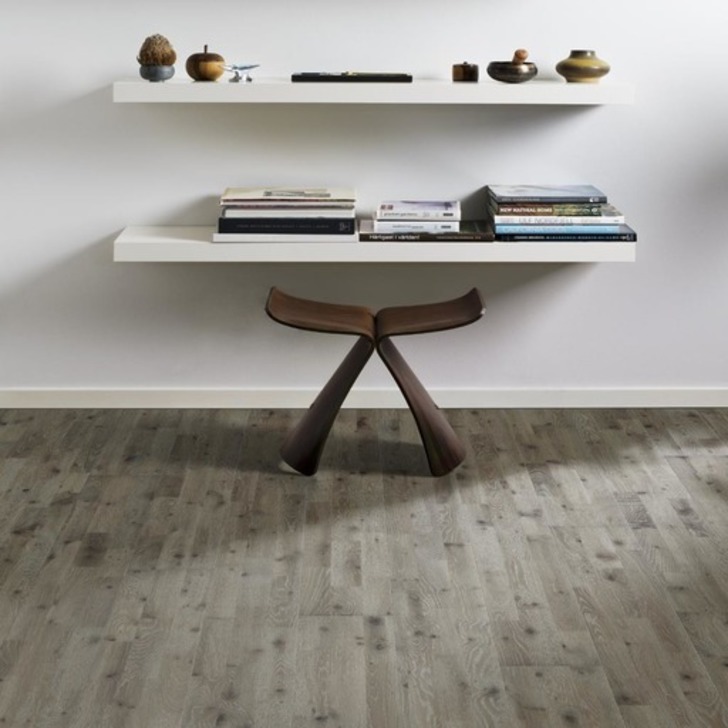 Kahrs Gotaland Vinga Engineered Oak Flooring, Rustic, Brushed, Stained, Oiled, 196x3.5x15 mm