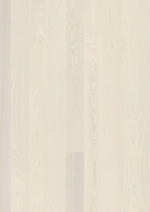 Boen Andante Ash Engineered Flooring, White Stained, Live Pure Lacquered, 138x3.5x14mm