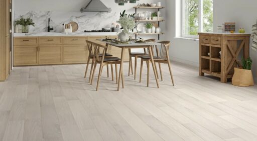 Asele Engineered Oak Flooring, Rustic, Whitewashed, Brushed & Oiled, RLx180x14mm