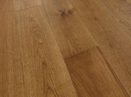 Blanko Budget Huelva, Engineered Oak Flooring, Cognac, Brushed & Lacquered, 220x15x1900mm