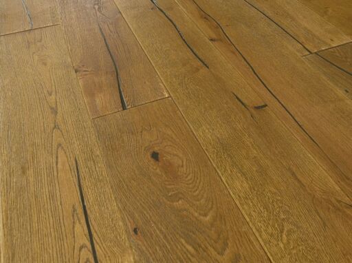 Blanko Budget Huelva, Engineered Oak Flooring, Golden, Distressed & Oiled, 220x15x1900mm