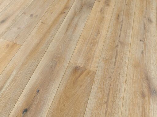 Blanko Budget Montilla, Engineered Oak Flooring, Deep Brushed & White Oiled, 190x15x1900mm