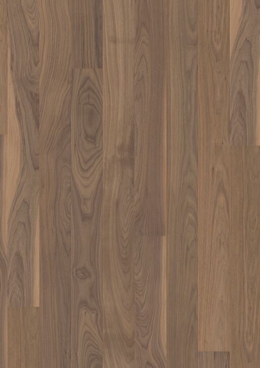 Boen Andante American Walnut Engineered, parquet Flooring, Brushed, Lacquered, 138x14x2200 mm