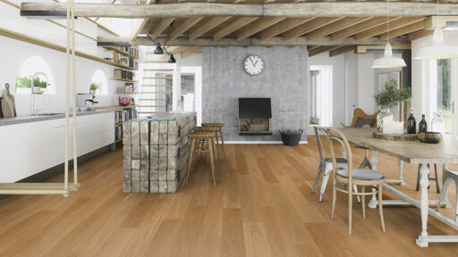 Boen Andante Oak Engineered Flooring, Matt Lacquered, 209x3x14mm