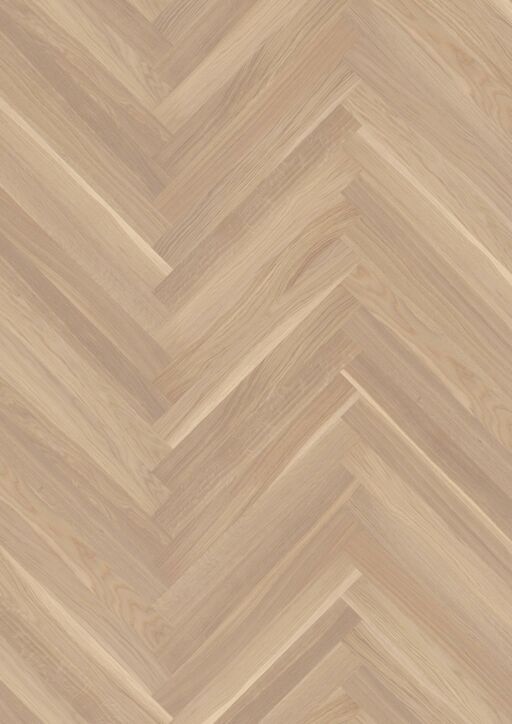 Boen White Oak Baltic Engineered 2 Layer Parquet Flooring, Matt Lacquered, 70x10x470 mm