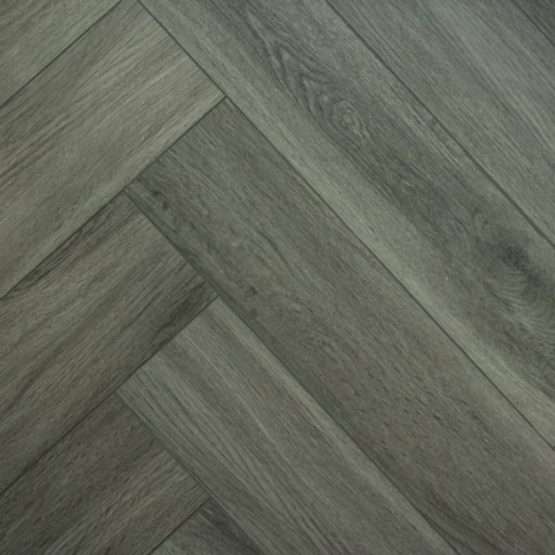 Chene Rigid Herringbone Dark Grey Oak, Dark Grey Vinyl Flooring