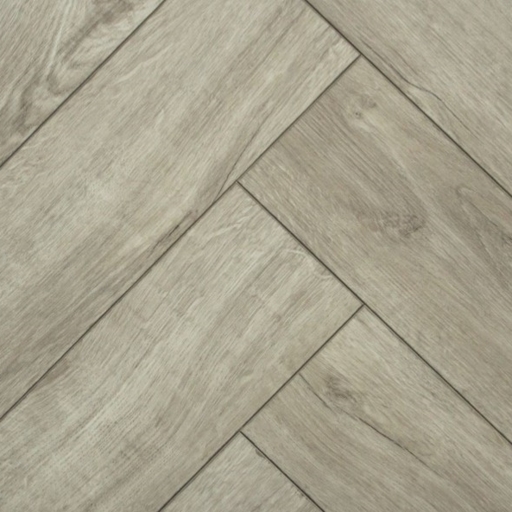 Chene Rigid Herringbone Rustic Light Grey Luxury Vinyl Flooring, 5 mm