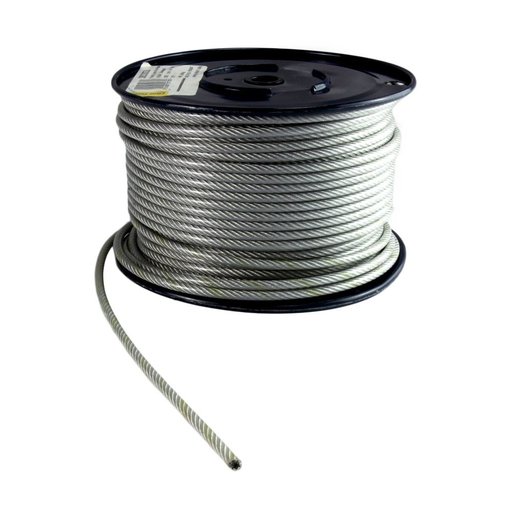 Wire Rope, 4mm, Galvanised, 10m