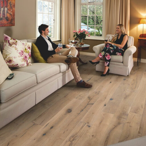 Elka Autumn Oak Smoked Hand Knotted Engineered Wood Flooring, Oiled, 189x20x1860mm