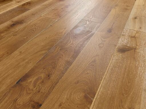Evolve Knightsbridge, Engineered Oak Flooring, Golden, Handscraped & Lacquered, 190x15x1900mm