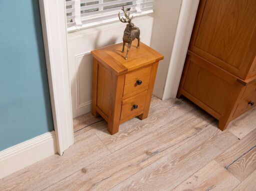 Evolve Wandsworth, Engineered Oak Flooring, Grey, Distressed & Oiled, 220x15x1900mm
