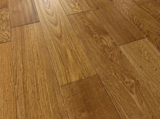 Blanko Budget Casares, Engineered Oak Flooring, Golden, Handscraped & Lacquered, RLx150x18mm
