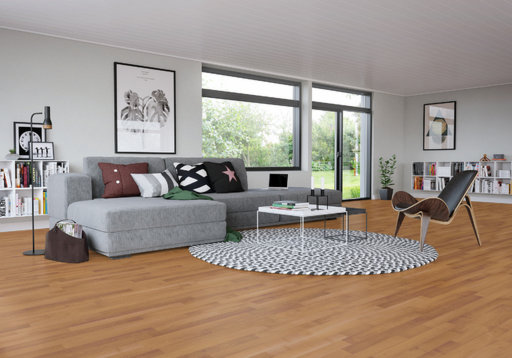 Junckers Beech SylvaKet Solid 2-Strip Flooring, Ultra Matt Lacquered, Classic, 129x22mm