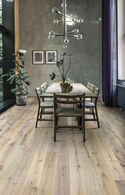 Kahrs Boardwalk, Luce Engineered Oak Flooring, Brushed & Oiled, 187x15x2420mm