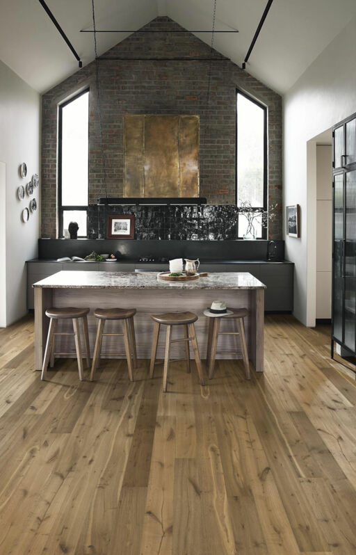 Kahrs Boardwalk, Tramonto Engineered Oak Flooring, Smoked, Brushed & Oiled, 187x15x2420mm