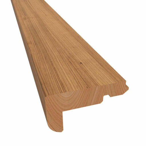 Kahrs Cherry Solid Stair Nosing for 15mm Woodloc, Satin Lacquered, 35x60x1200mm